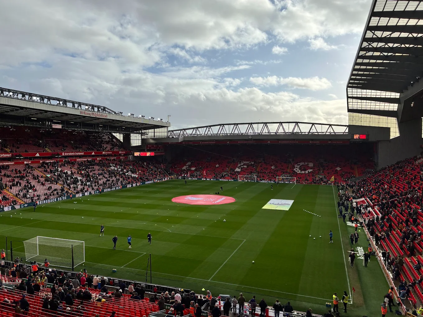 Pitchside Anfield