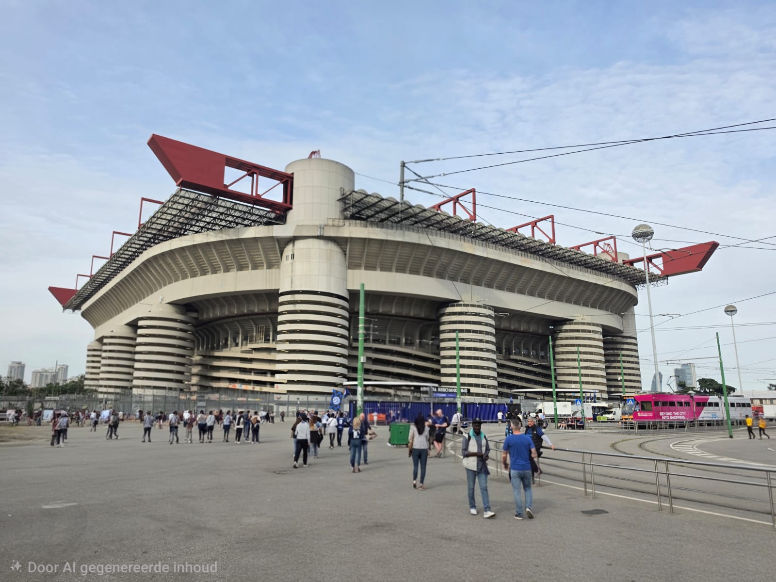 San Siro van Inter tijdens een wedstrijd in de Serie A